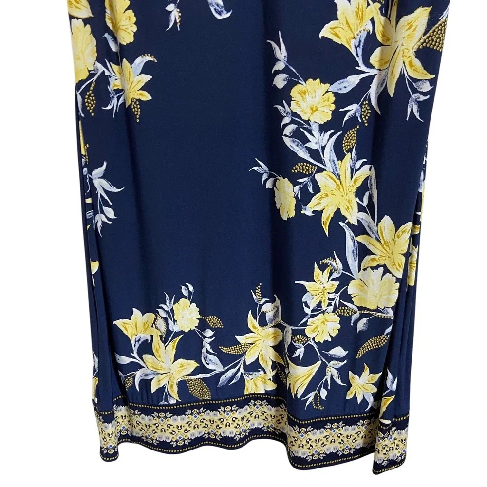 JM Collection Floral Keyhole Shift Dress Career Botanical Professional Office 1X